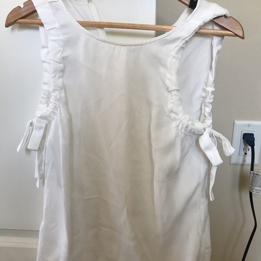 White Tahari blouse